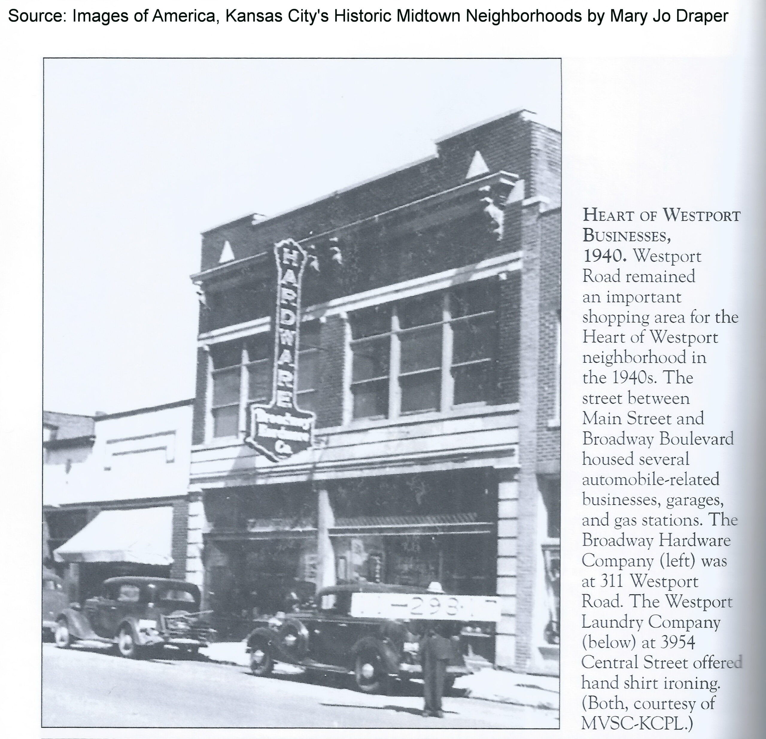 Broadway Hardware sign 1940 KC Tax accessor photo cropped