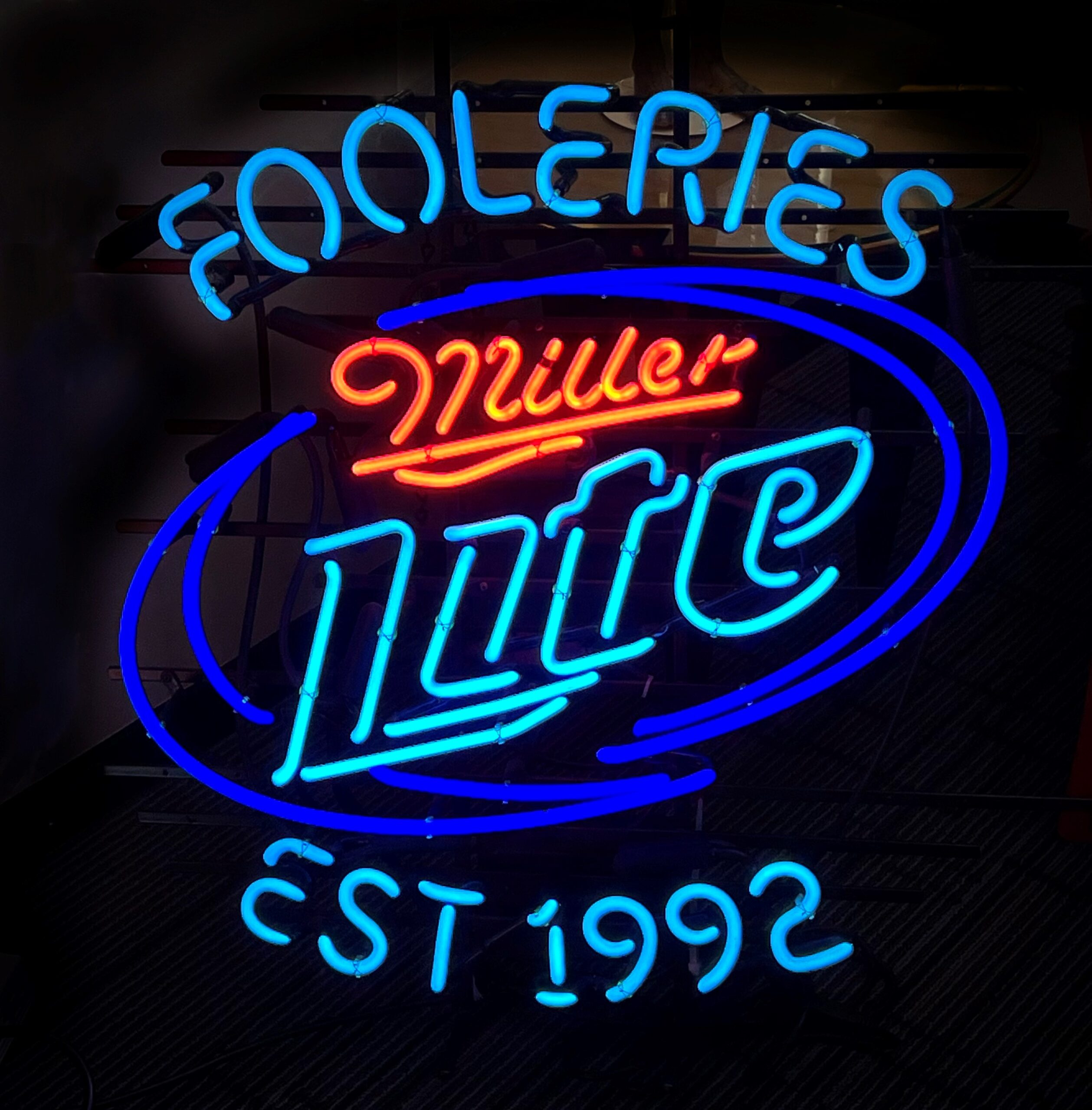 Tomfooleries Miller Lite - The Lumi Neon Museum