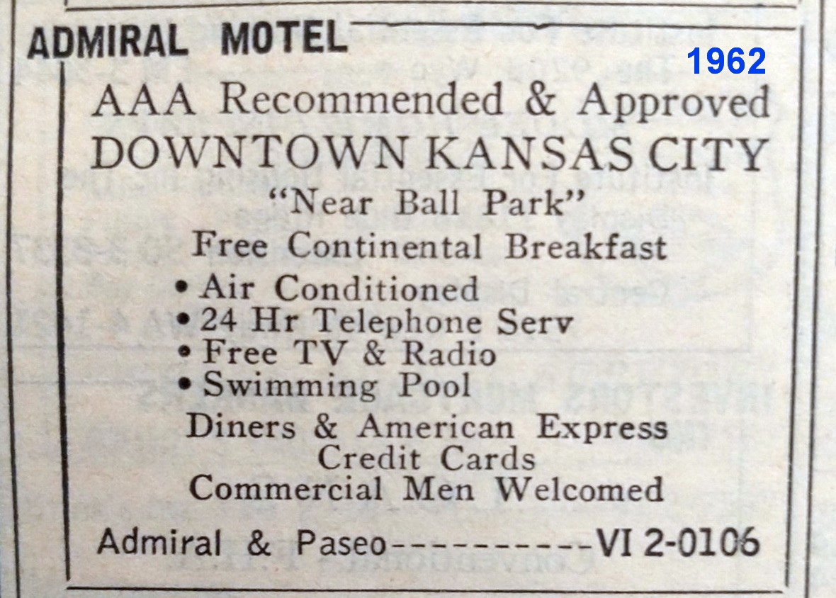 1962 Admiral motel