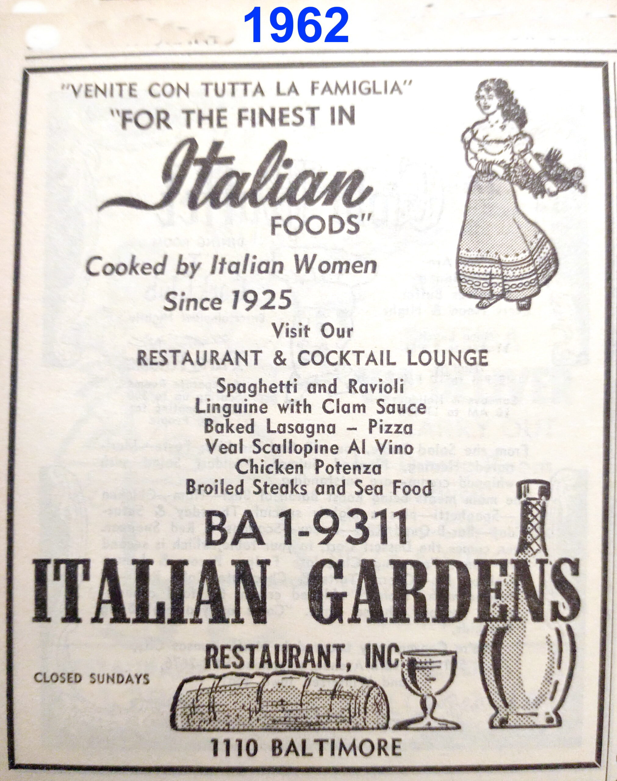 Italian Gardens 1962